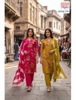 Ossm Style 174 Readymade Dress Size Set at Wholesale Rate