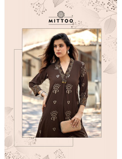 Mittoo Kurti Vitara Vol 2 Kurtis With Bottom Catalog at Wholesale Rate