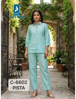 Kaya Trends Dno 6602 Co Ord Set Size Set at Wholesale Rate