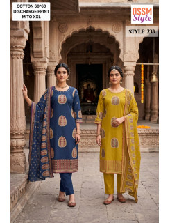 Ossm Style 233 Readymade Dress Size Set at Wholesale Rate