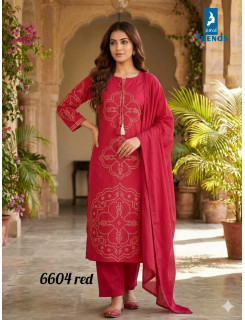Kaya Kurti Fancy Cotton Salwar Kameez Size Set at Wholesale Rate