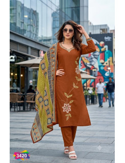 Aarvee Creation Designer Readymade Dress Size Set at Wholesale Rate