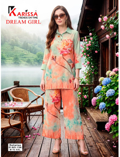 Karissa Dream Girl Co Ord Set Size Set at Wholesale Rate