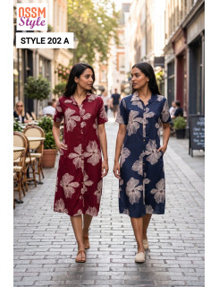 Aarvee Creation Dno 202 One Piece Dress Size Set at Wholesale Rate