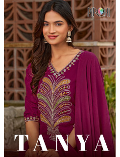 Pirohi Tanya Embroidery Salwar Kameez Size Set at Wholesale Rate