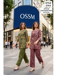 Ossm Style Dno 279 Co Ord Set Size Set at Wholesale Rate