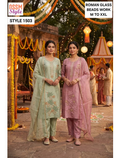 Ossm Style 1503 Readymade Dress Size Set at Wholesale Rate