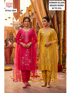 Ossm Style 1504 Readymade Dress Size Set at Wholesale Rate
