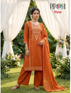 Pirohi Nysa Embroidery Salwar Kameez Catalog at Wholesale Rate