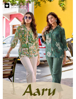 Kadlee Aaru Kurtis With Bottom Catalog at Wholesale Rate