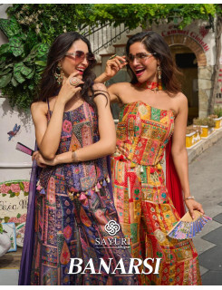 Sayuri Designer Banarsi Designer wedding Party Salwar Suits Catalog at Wholesale Rate