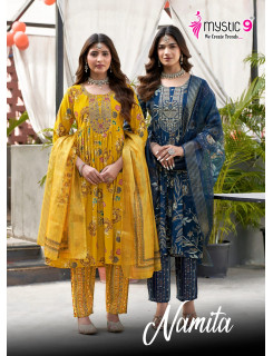Mystic 9 Namita Vol 1 Printed Salwar Kameez Catalog at Wholesale Rate