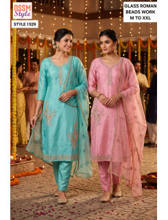 Ossm Style 1529 Readymade Dress Size Set at Wholesale Rate
