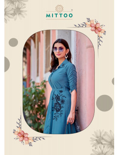 Mittoo Kurti Arica Vol 2 One Piece Dress Catalog at Wholesale Rate