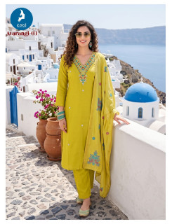 Kaya Kurti Atarangi 03 Readymade Dress Size Set at Wholesale Rate