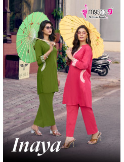 Mystic 9 Inaya Vol 1 Co Ord Set Catalog at Wholesale Rate