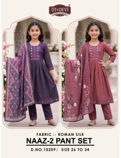 Devi Naaz Vol 2 Kids Readymade Dress Size Set at Wholesale Rate