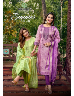 Vaniska Simmer Readymade Dress Catalog at Wholesale Rate