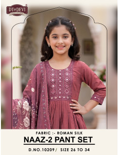 Devi Naaz Vol 2 Kids Readymade Dress Size Set at Wholesale Rate