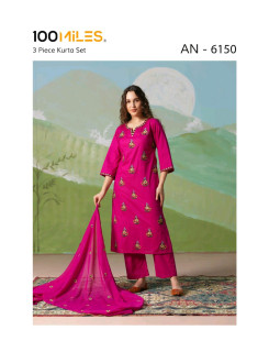 100 Miles Kurti AN 6150 Readymade Dress Size Set at Wholesale Rate 100 Miles Kurti AN 6150 Readymade Dress Size Set at Wholesale Rate