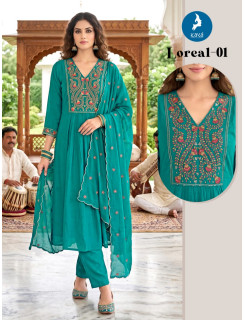Kaya Kurti Loreal Readymade Dress Size Set at Wholesale Rate