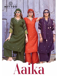 Mittoo Kurti Aaika Readymade Dress Catalog at Wholesale Rate