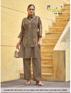 Karissa Dno 162 AB Co Ord Set Size Set at Wholesale Rate