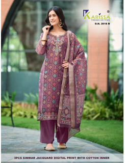 Karissa Dno 2018 AB Readymade Dress Size Set at Wholesale Rate
