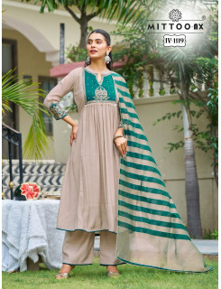 Mittoo Kurti Nx Dno IV 1118 19 Designer Wedding Party Salwar Suits Size Set at Wholesale Rate