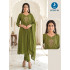 Kaya Kurti Pepsi Anarkali Suits Size Set at Wholesale Rate