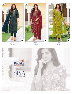 Radhika Lifestyle Siya Vol 4 Readymade Dress Catalog at Wholesale Rate