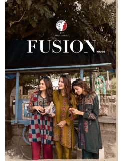 Anju Fabrics Fusion Vol 6 Western Wear Catalog at Wholesale Rate