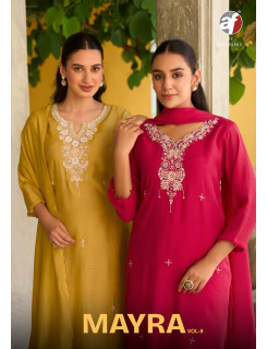Anju Fabrics Mayra Vol 9 Readymade Dress Catalog at Wholesale Rate