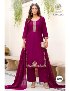 Passion Tree Saugaat Embroidery Salwar Kameez Catalog at Wholesale Rate