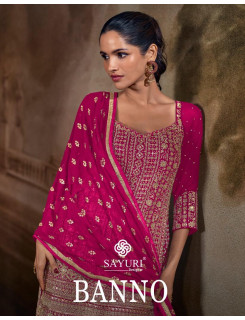 Sayuri Designer Banno Designer Wedding Party Salwar Suits Catalog at Wholesale Rate