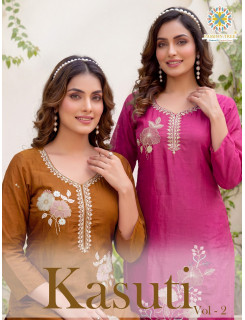 Passion Tree Kasuti Vol 2 Readymade Dress Catalog at Wholesale Rate