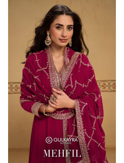 Gulkayra Mehfil Embroidery Salwar Kameez Catalog at Wholesale Rate 
