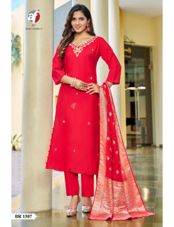 Anju Fabrics Red Rani Readymde Dress Catalog at Wholesale Rate