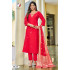 Anju Fabrics Red Rani Readymde Dress Catalog at Wholesale Rate