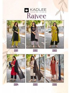 Kadlee Rajvee Readymade Dress Catalog at Wholesale Rate