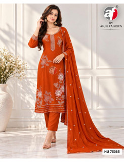 Anju Fabrics Dno HU 75086 Readymade Dress Size Set at Wholesale Rate