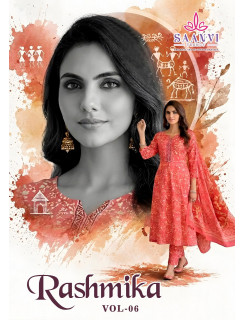 Saanvi Trends Rashmika Vol 6 Anarkali Suits Catalog at Wholesale Rate