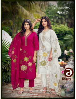 Avanira Fenal Vol 2 Embroidery Salwar Kameez Catalog at Wholesale Rate