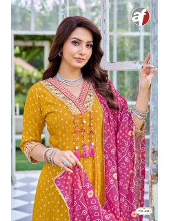 Anju Fabrics Dno PN 4443 Anarkali Suits Size Set at Wholesale Rate