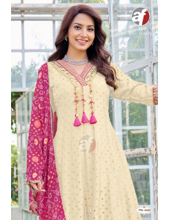 Anju Fabrics Dno PN 4443 Anarkali Suits Size Set at Wholesale Rate Anju Fabrics Dno PN 4443 Anarkali Suits Size Set at Wholesale Rate