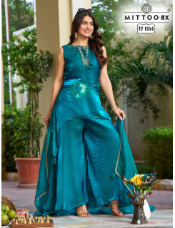 Mittoo Kurti Nx Dno IV 1184 85 Designer Wedding Party Salwar Suits Size Set at Wholesale Rate