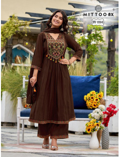 Mittoo Kurti Nx Dno IV 1113 1114 Readymade Dress Size Set at Wholesale Rate