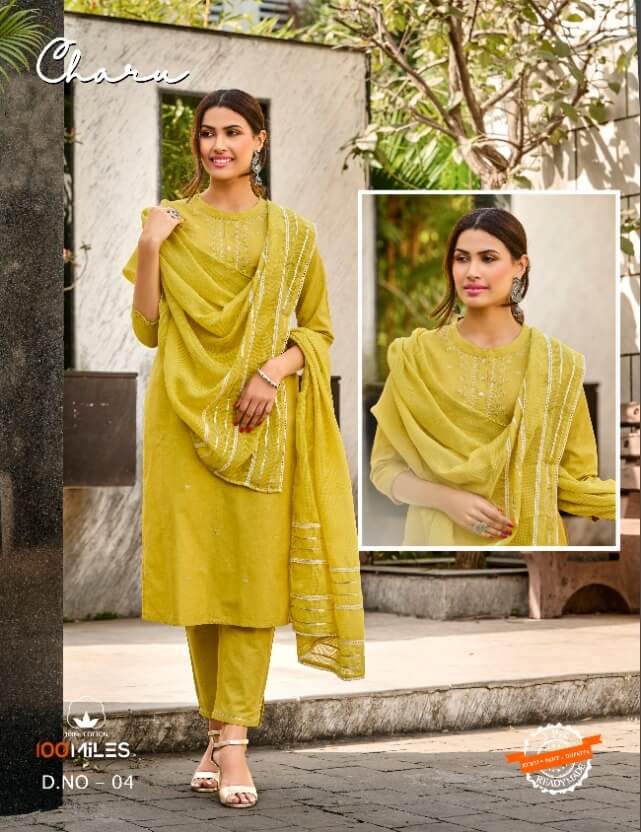 100Miles Charu Cotton Partywear Wholesale Dress Catalog collection 1