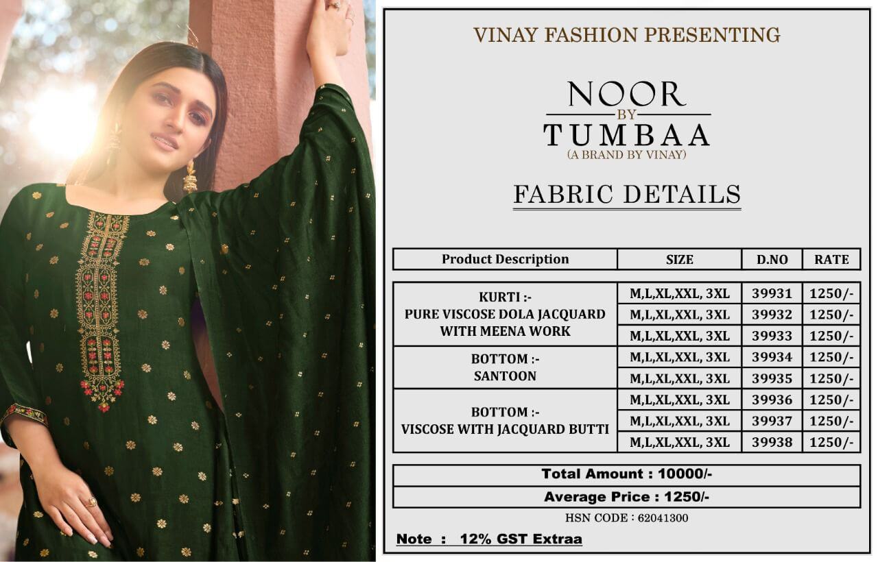 Vinay Tumbaa Noor collection 14
