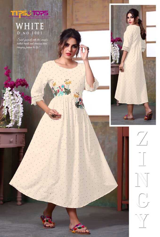 Tips And Tops White collection 7